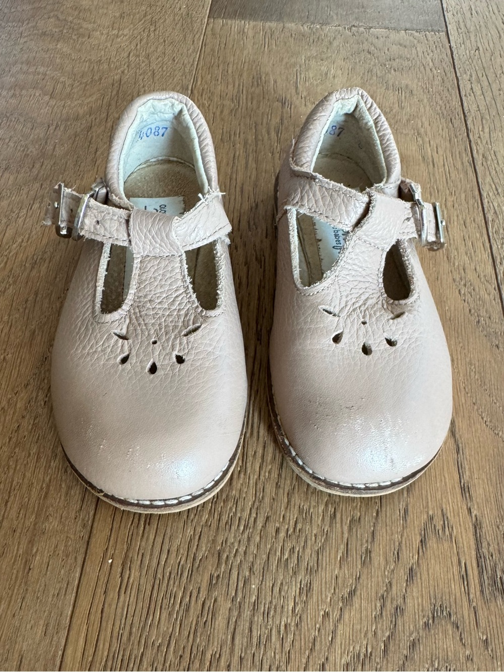 Mon Petit Mary Jane Nude Pink Kids Dress Shoes Size Toddler 7